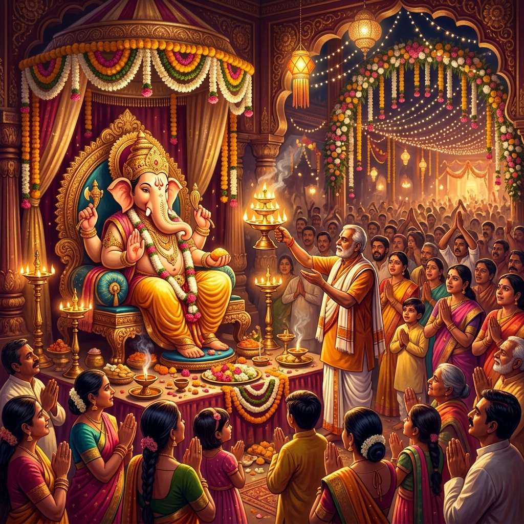 Night Uttar Puja